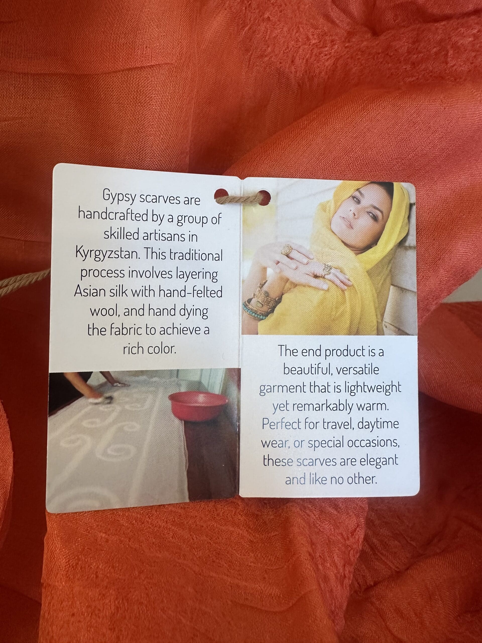 Gypsy Scarf - Handcrafted in Kyrgyzstan - Image 3