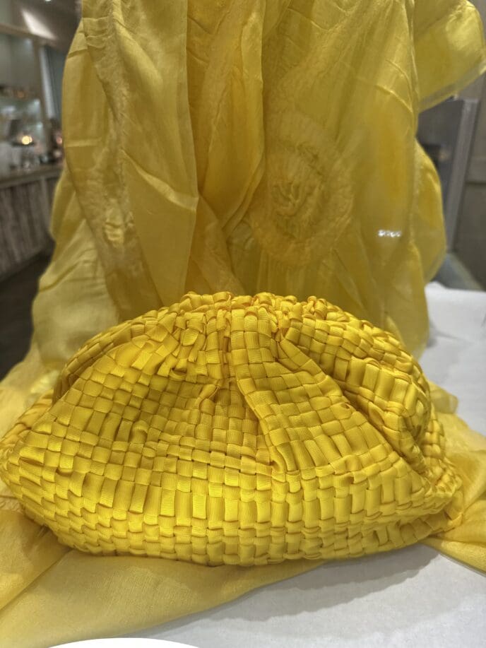 Maria La Rosa Clutch - Game - Yellow