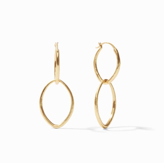 Fleur-de-Lis 2 in 1 Earring-Gold by Julie Vos