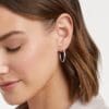 Fleur-de-Lis 2 in 1 Earring-Silver by Julie Vos - Image 3