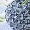 Set of 2 Hydrangea Flower Bud Vases / Taper Candle Holders - Two's Company - Image 3