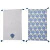 Hydrangea Set of 2 Dish Towels with Decorative Tassels - Cotton - Image 2