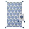 Hydrangea Set of 2 Dish Towels with Decorative Tassels - Cotton - Image 3