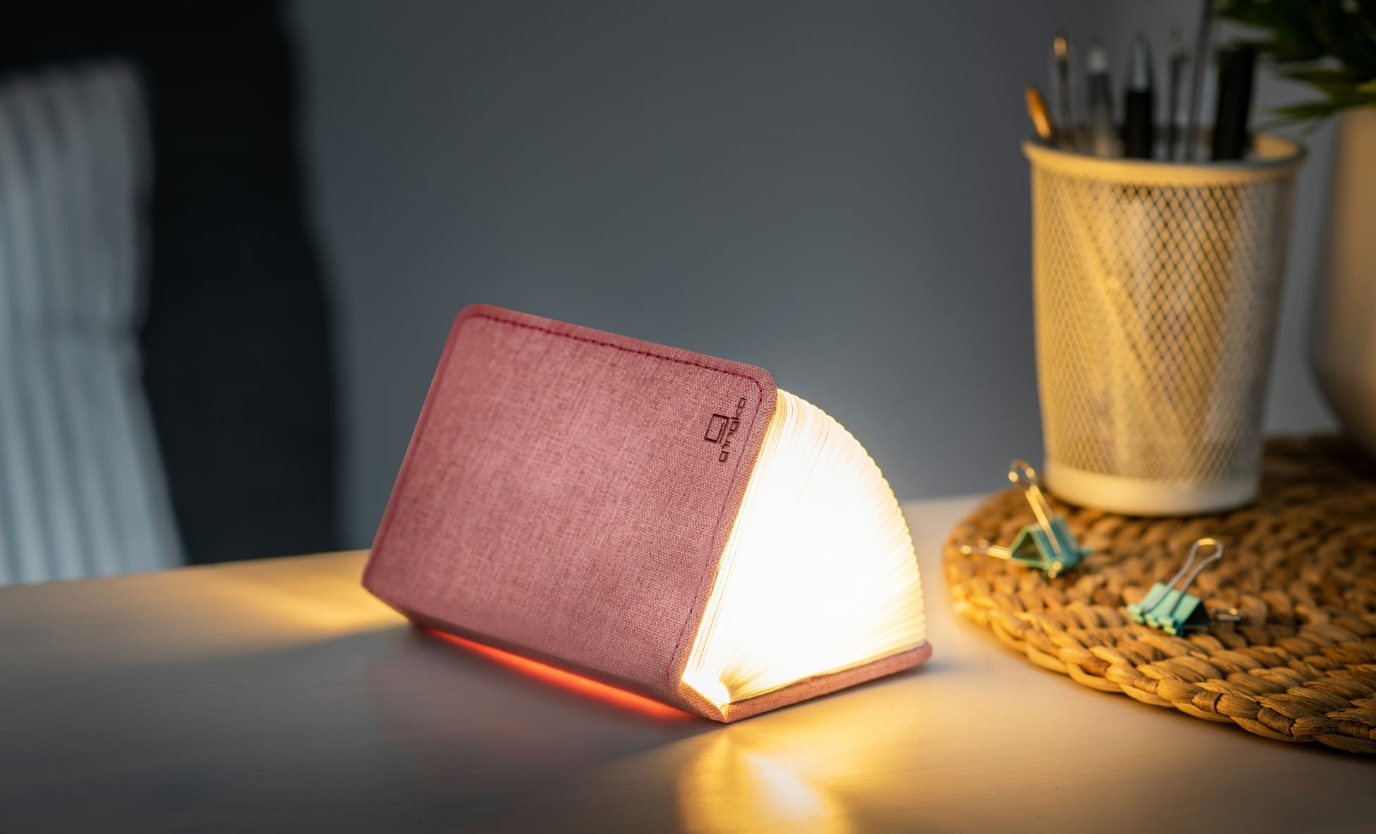 Smart Book Light (Linen Fabric) - Mini