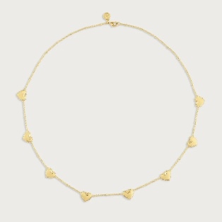 Anabel Aram Heart Station Necklace