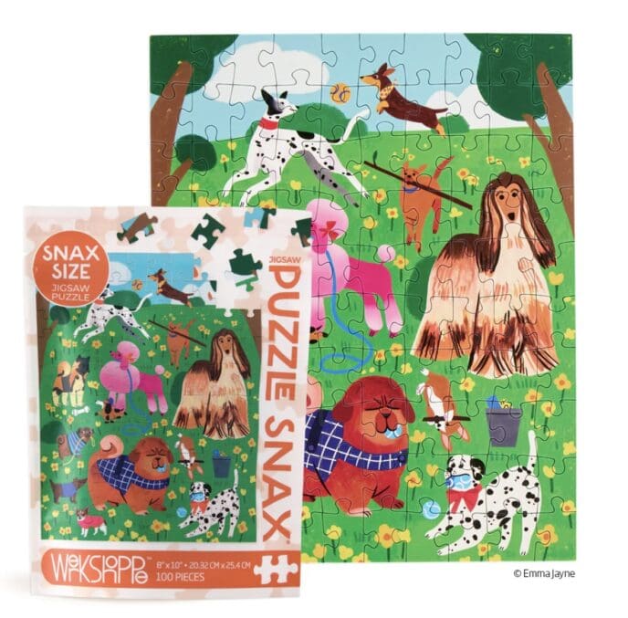 Puzzle - Puppy Park 100 Piece Puzzle Snax
