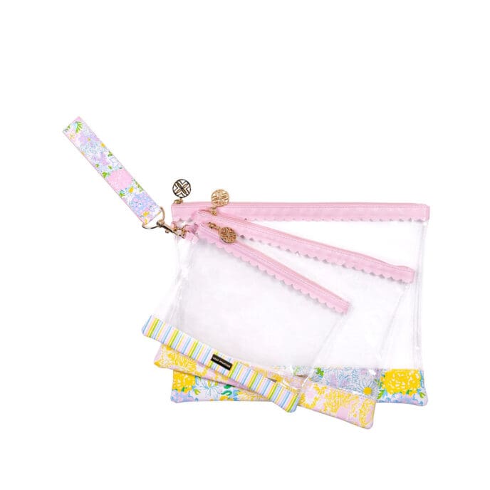 Lilly Pulitzer Carryall Trio Pouch Set
