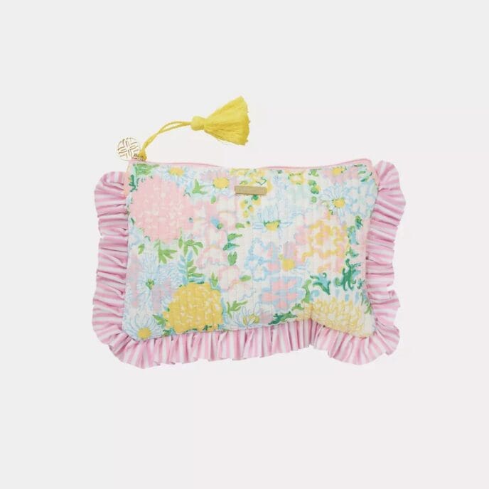 Lilly Pulitzer Ruffled Pouch