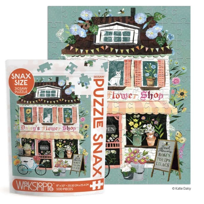 Puzzle - Daisy's Flower Shop 100 Piece Puzzle Snax