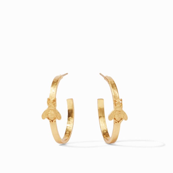 Julie Vos Bee Hoop Earring - Medium