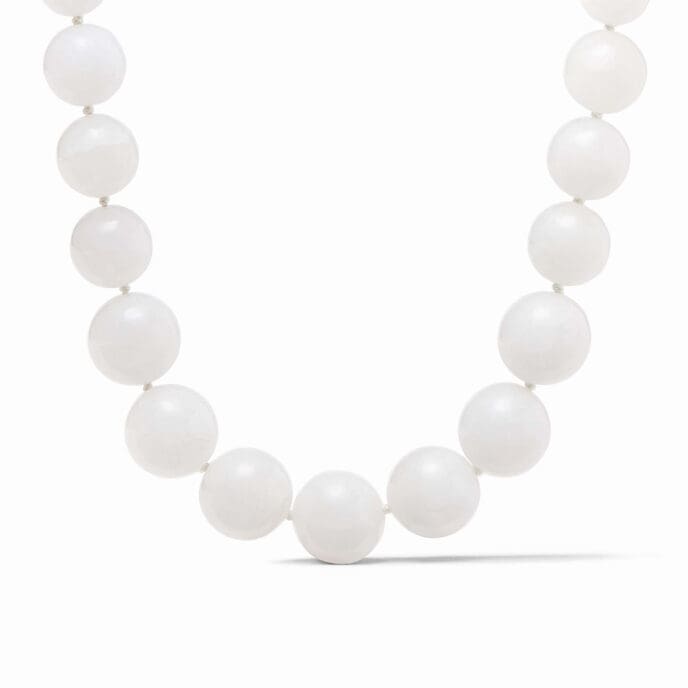 Julie Vos Bonbon Statement Necklace - Moonstone White