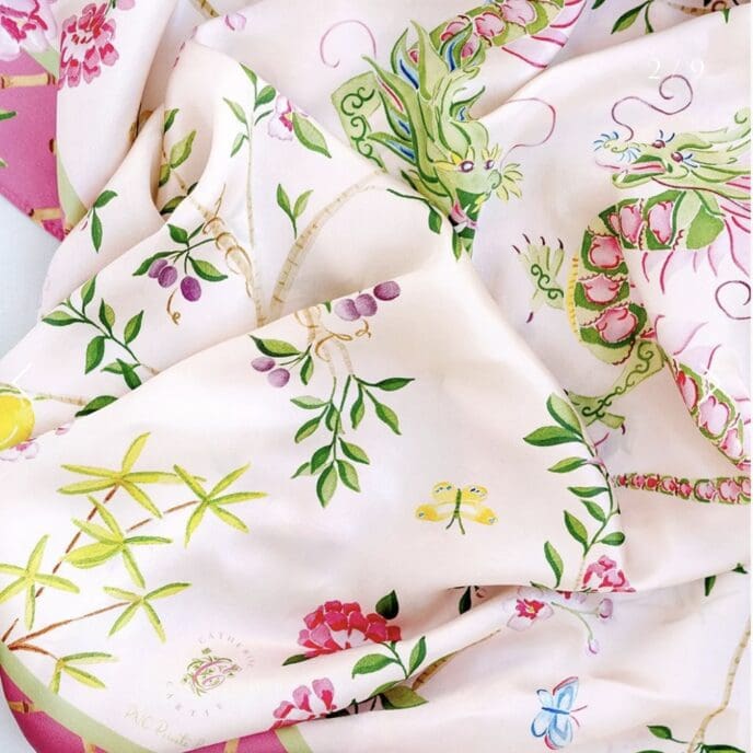 Catherine Cartie Dragon Garden Scarf