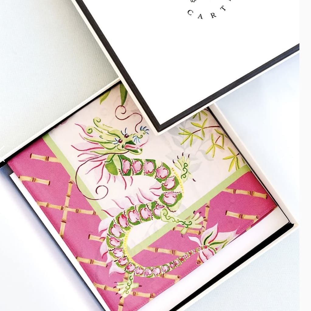 Catherine Cartie Dragon Garden Scarf - Image 3