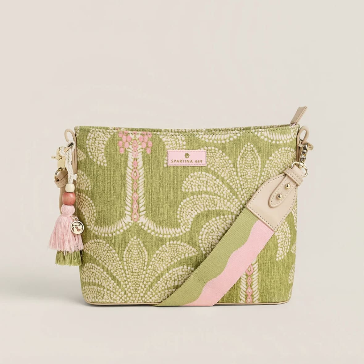 Spartina Febee Shoulder Crossbody Castillo Green Palms - Image 4