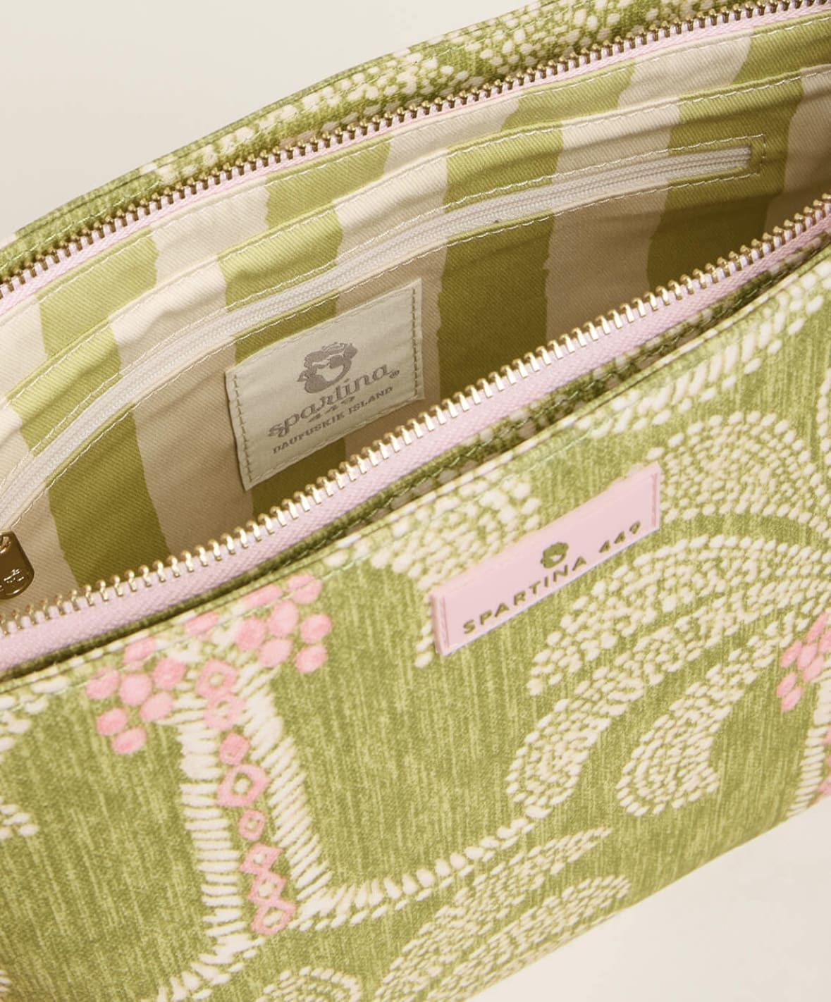 Spartina Febee Shoulder Crossbody Castillo Green Palms - Image 2