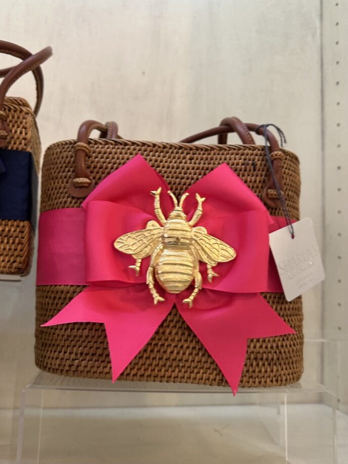 Handbag MOB- Hot Pink Fluffy Bow-XL Bee