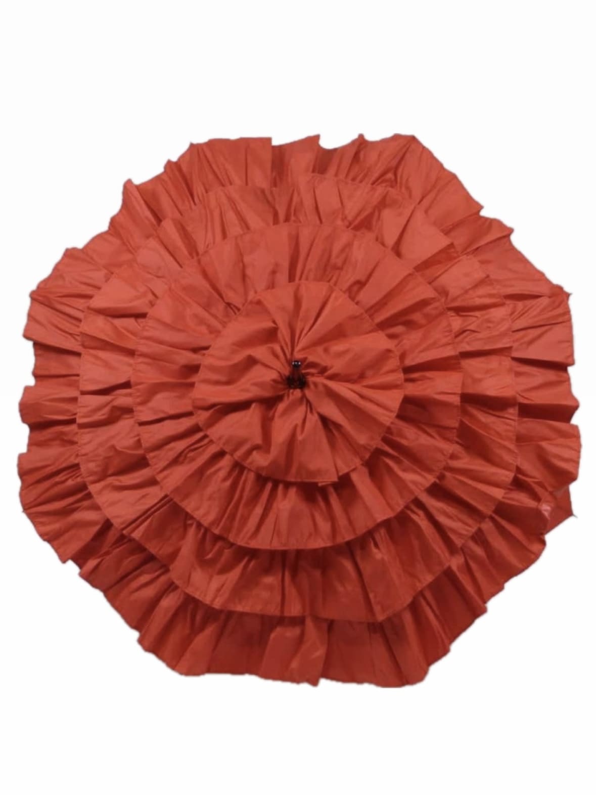 Guy de Jean Red Cancan Umbrella / Volants French Cancan 60 MAT BOIS - Image 2