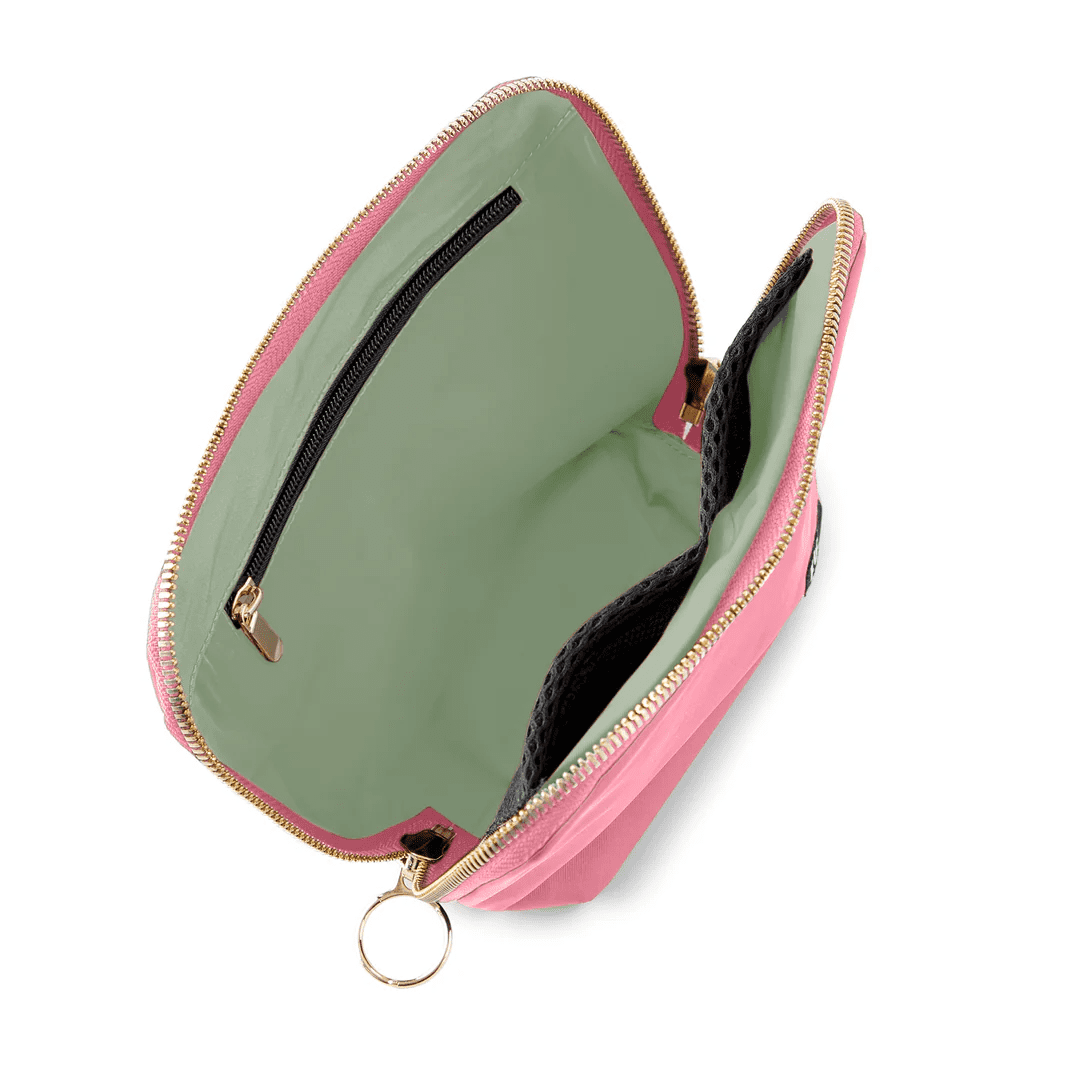 Kusshi Everyday Makeup Bag: Sweet Pea Pink/Pistachio - Image 4