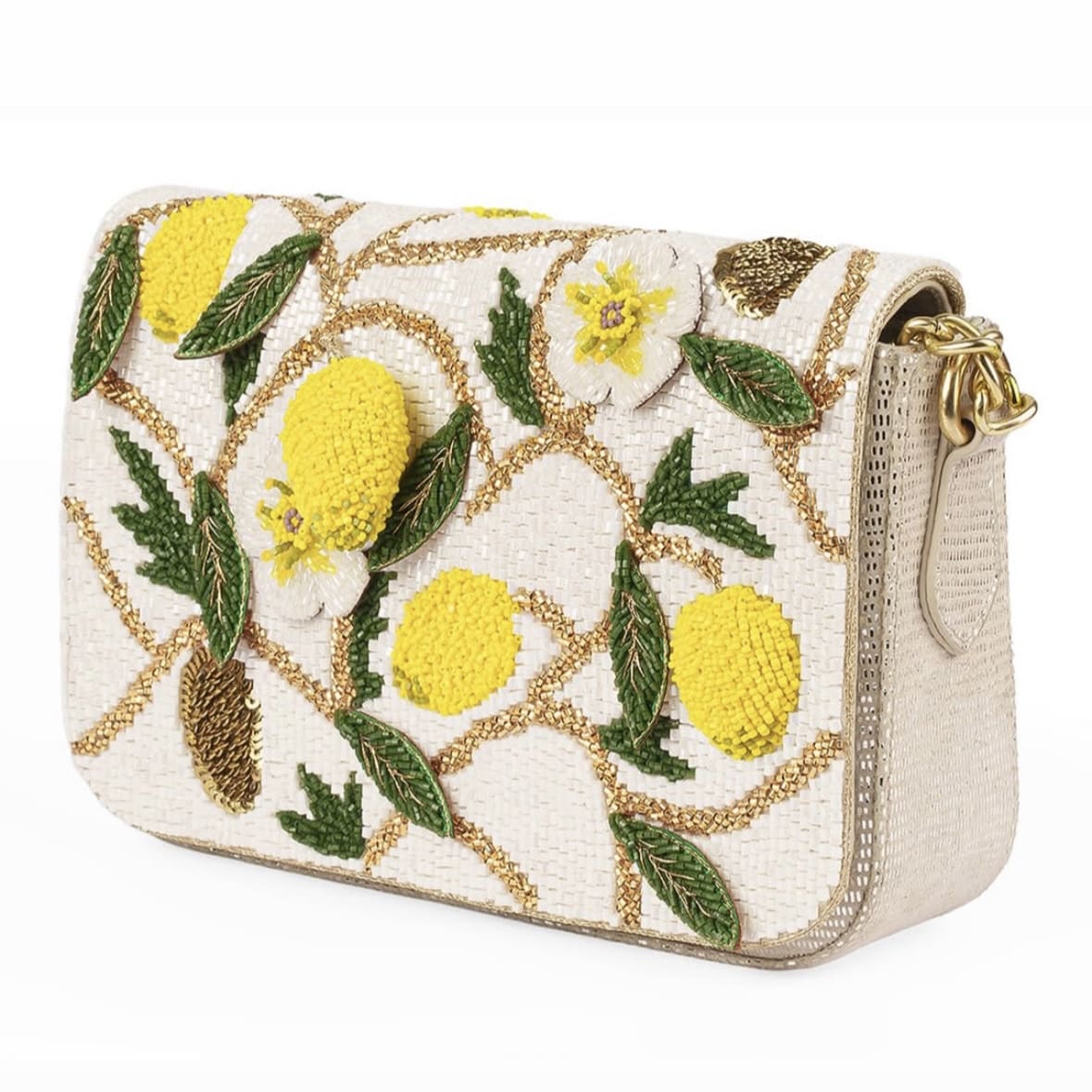 Lemon Clutch - Hand Embroidered - Image 3