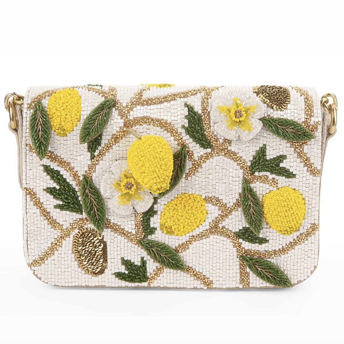 Lemon Clutch - Hand Embroidered - Image 4