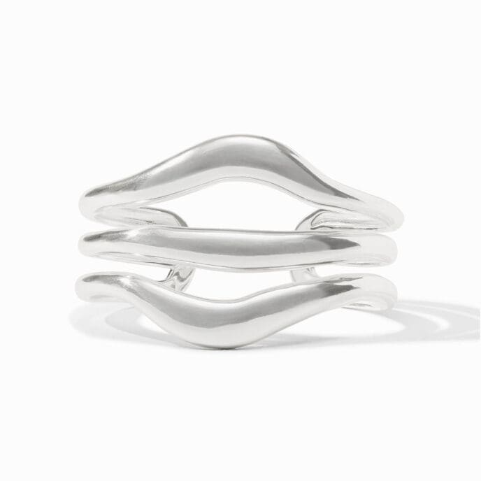 Julie Vos Wave Cuff - Silver