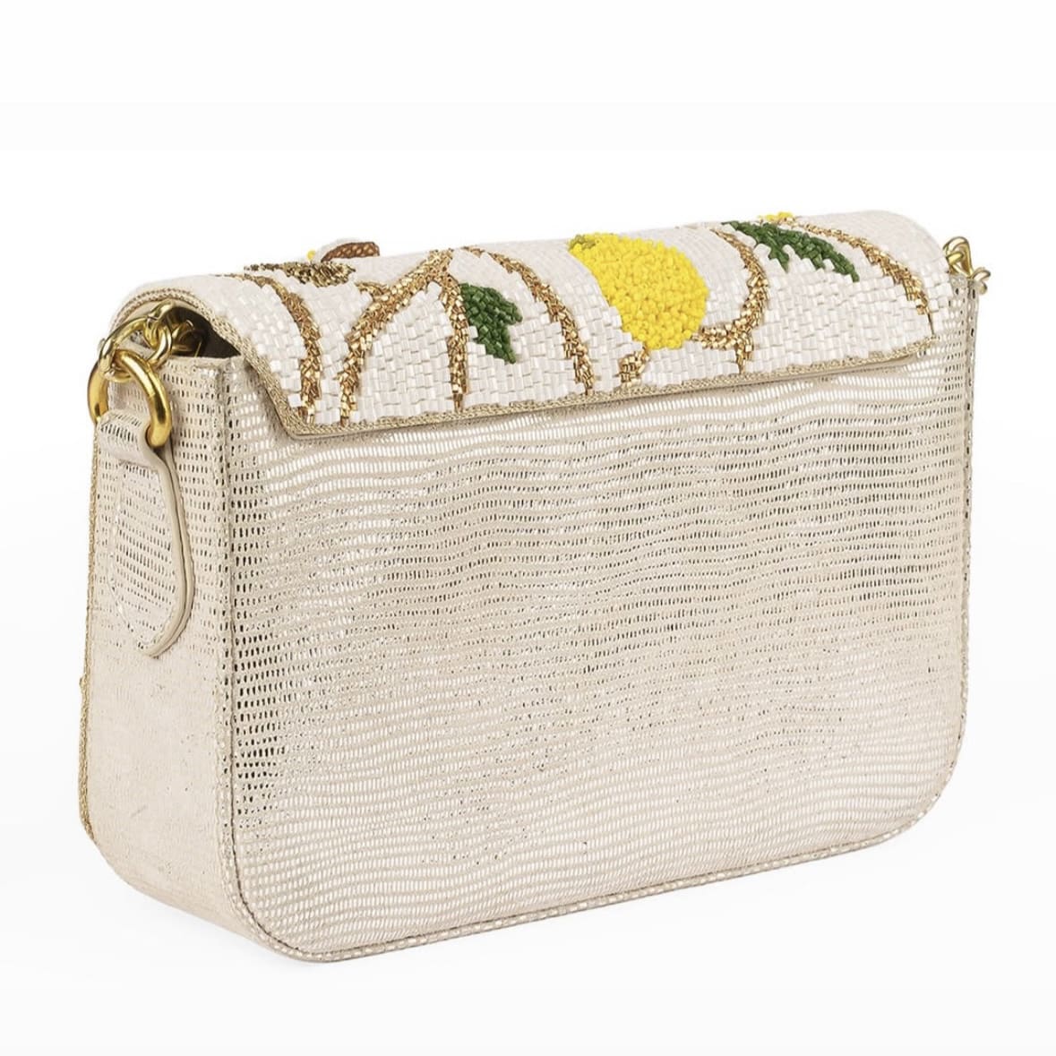 Lemon Clutch - Hand Embroidered - Image 2