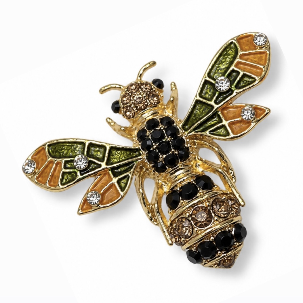 Bee-utiful Jeweled Bee Pin - Image 4