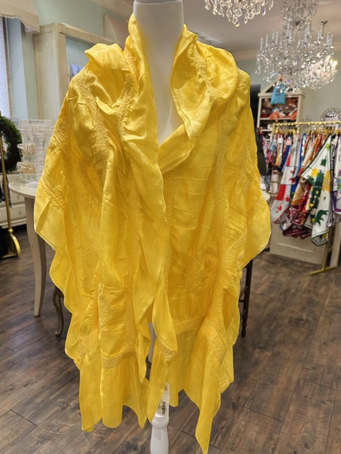 * Gypsy Scarf – Handcrafted in Kyrgyzstan – Yellow