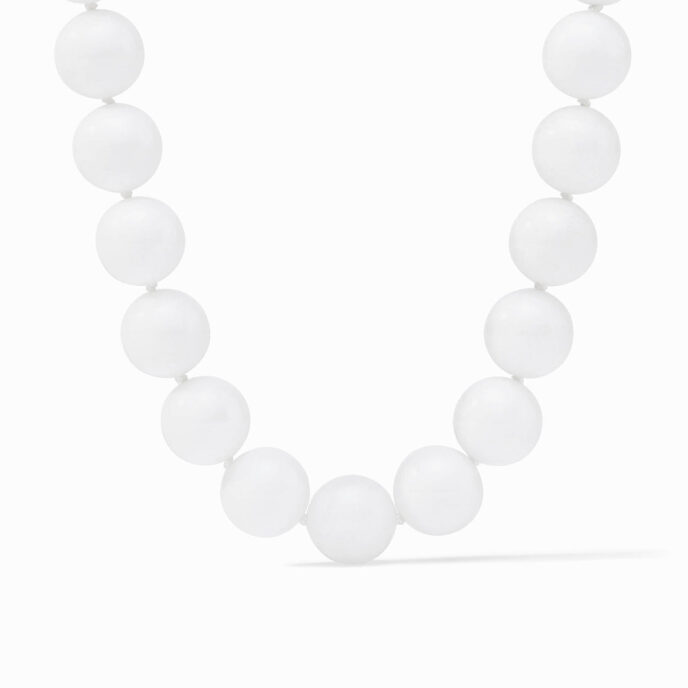 Julie Vos Portofino Beaded Necklace-White Jade