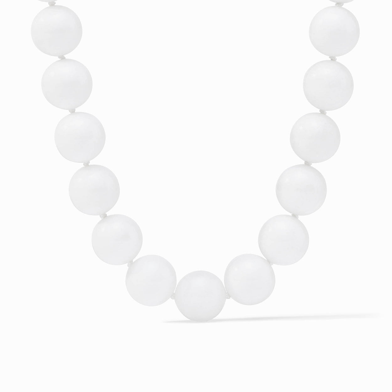 Julie Vos Portofino Beaded Necklace-White Jade