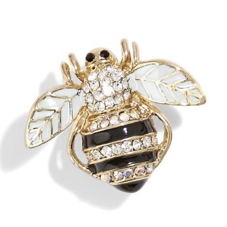 Bee-utiful Jeweled Bee Pin - Image 2