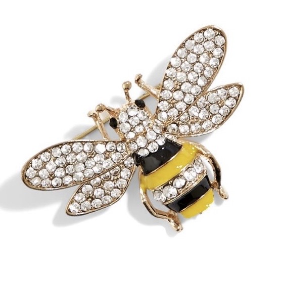 Bee-utiful Jeweled Bee Pin - Image 3