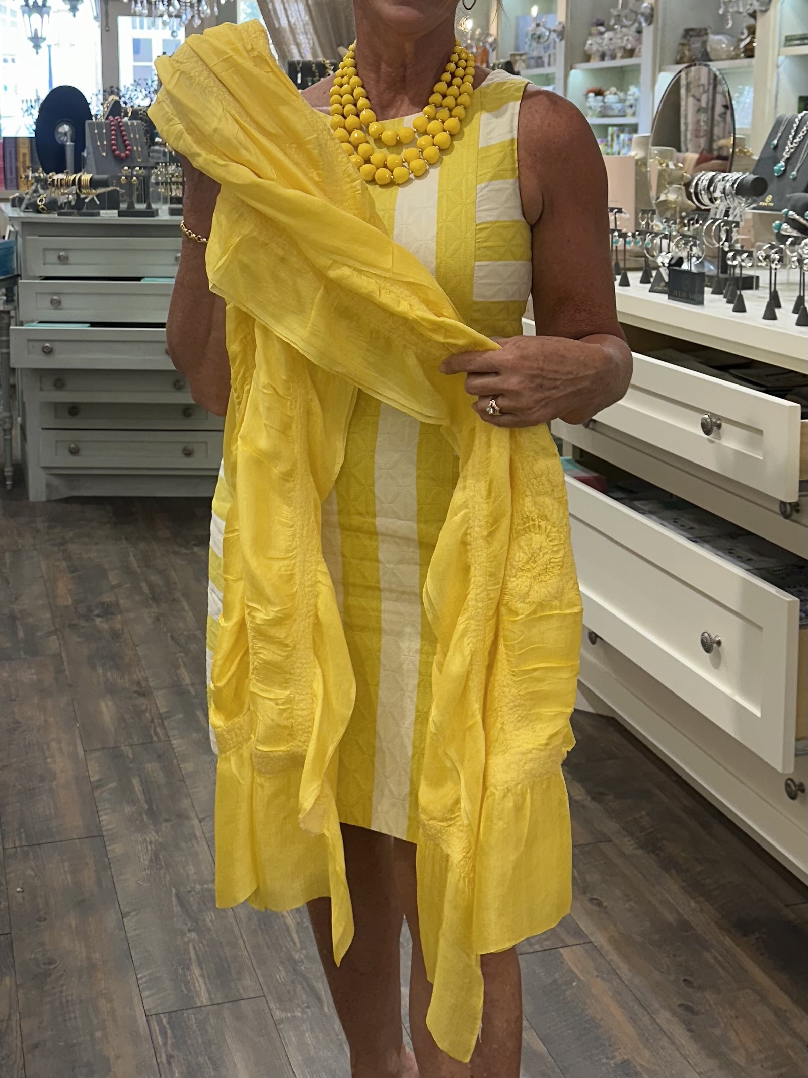 * Gypsy Scarf – Handcrafted in Kyrgyzstan – Yellow