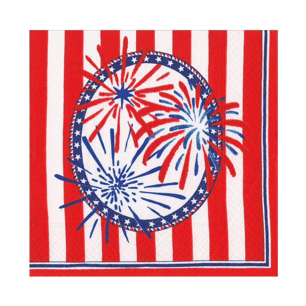 Stars, Stripes, and Sparkles Cocktail Napkins