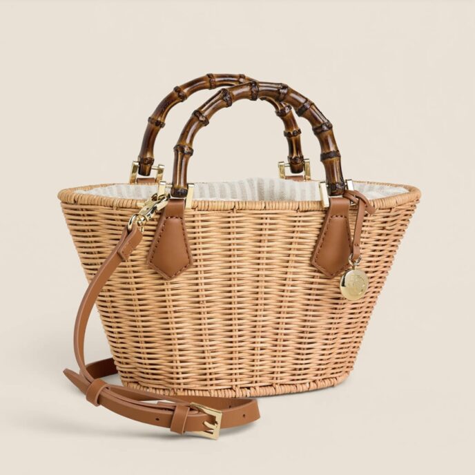 * Maeve Wicker Bucket Natural by Spartina