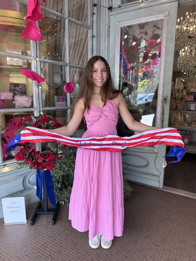 6"x70" Satin "Let Freedom Ring" Banner