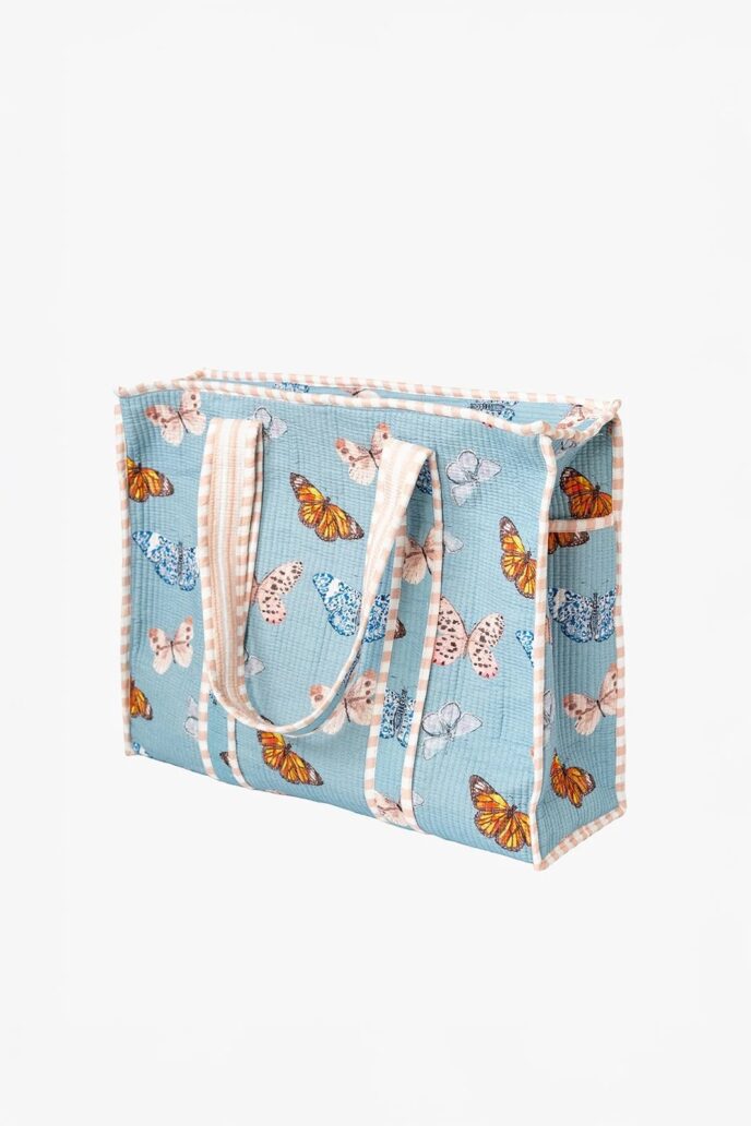 Catherine Cartie Tote - Neutral Butterfly