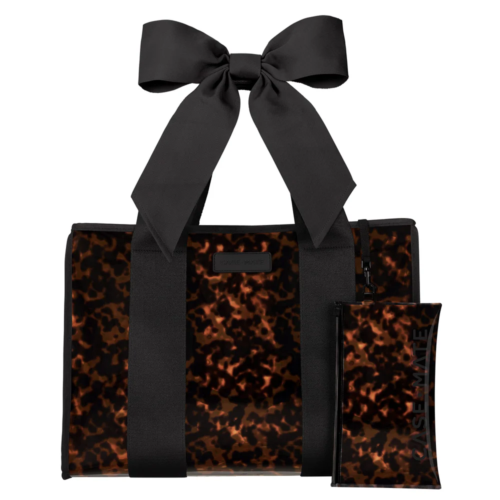 Case-Mate - Tortoiseshell Jelly Tote w/ Phone Pouch