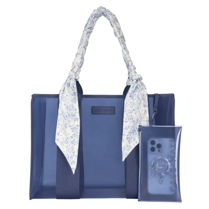 Case-Mate - Something Navy Twilly Scarf Tote w/ Phone Pouch