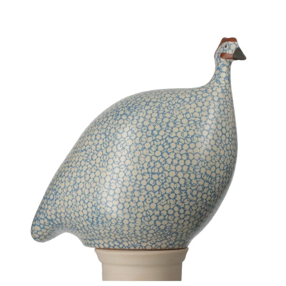 French Guinea Fowl White Spotted Lavender Blue - Medium - Image 4