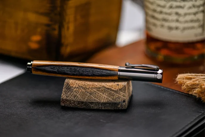 * KY Bourbon Barrel Gun Metal Rollerball