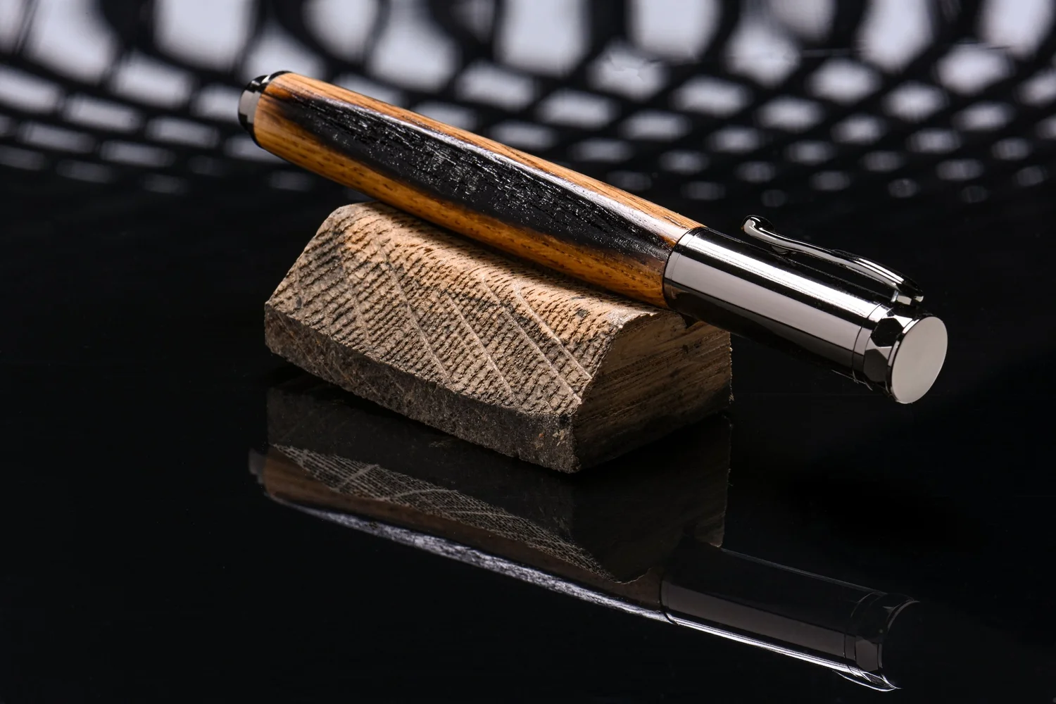 * KY Bourbon Barrel Gun Metal Rollerball - Image 2