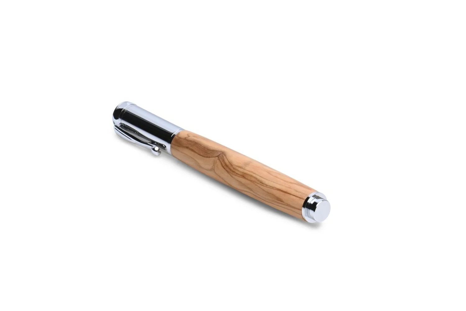 * Bethlehem Olivewood Chrome Magnet Rollerball - Image 2