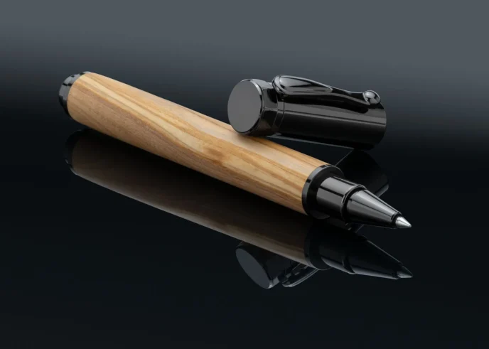 * Bethlehem Olivewood Chrome Magnet Rollerball