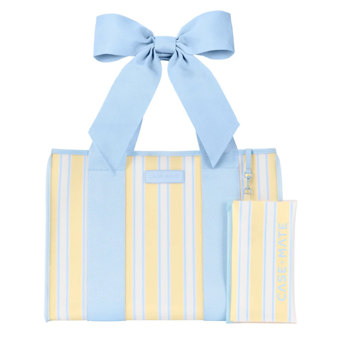 Case-Mate - Cabana Stripe Tote w/ Phone Pouch