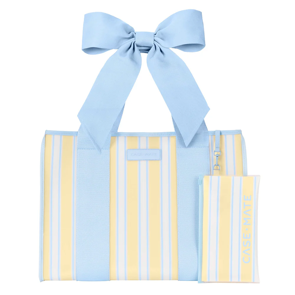 Case-Mate - Cabana Stripe Tote w/ Phone Pouch