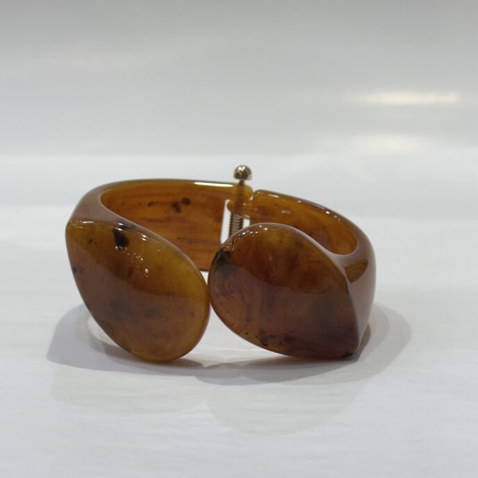 Angela Caputi Collection - Brown/Amber Click Clack Bracelet