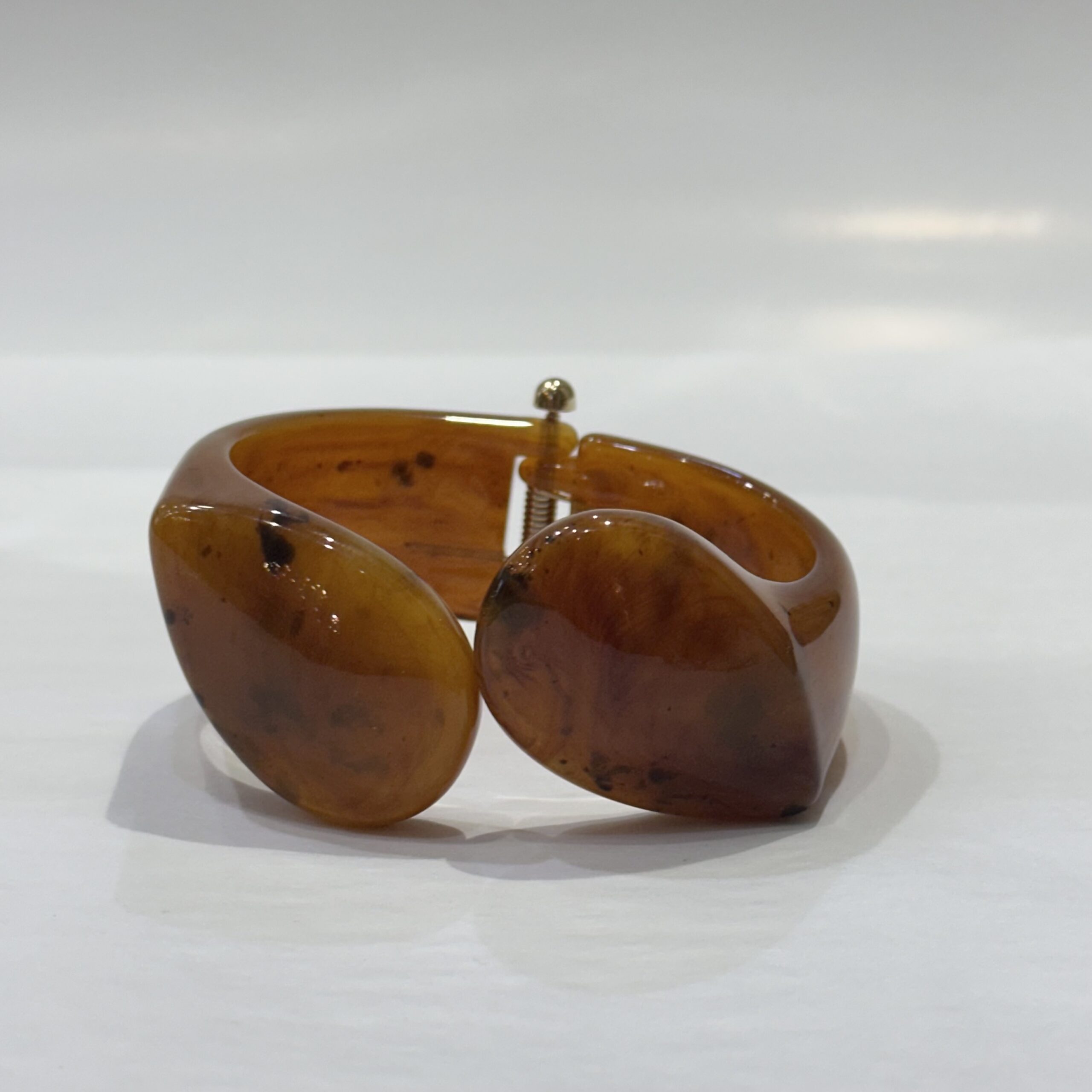 Angela Caputi Collection - Brown/Amber Click Clack Bracelet