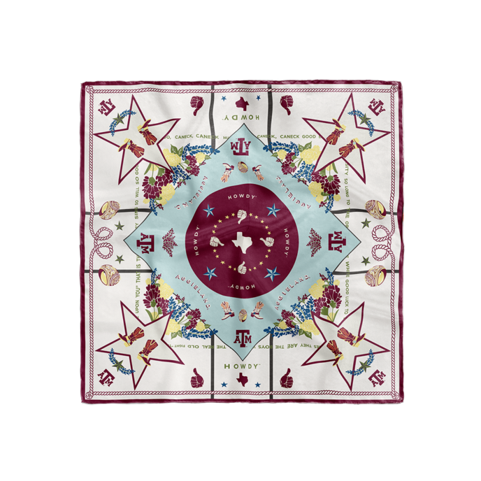 Texas A&M Aggies Saturday Scarf (Saturday Silks)