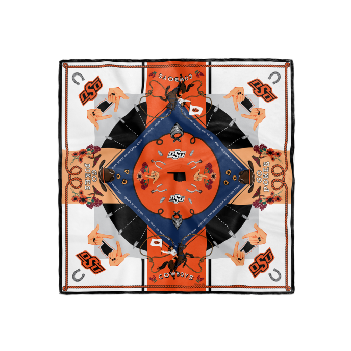 OSU Cowboys Saturday Scarf (Saturday Silks)